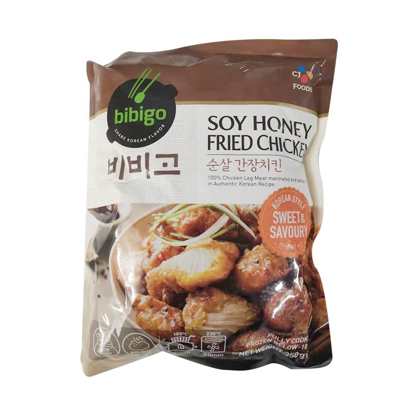 冷冻 必品阁 韩式吮指鸡炸鸡/炸鸡块 蜂蜜酱油味 350g/Gebratenes Hähnchenhonig Sojasauce Geschmack 350g