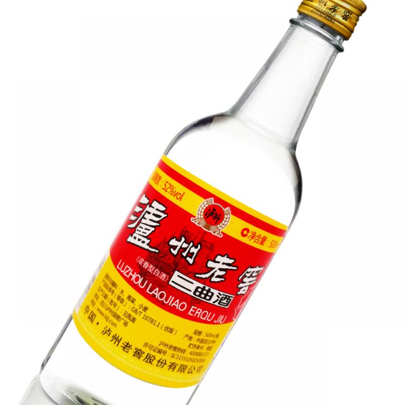 泸州老窖 白酒 二曲 52° 500ml/LUZHOU LAOJIAO  ERQU 500ml