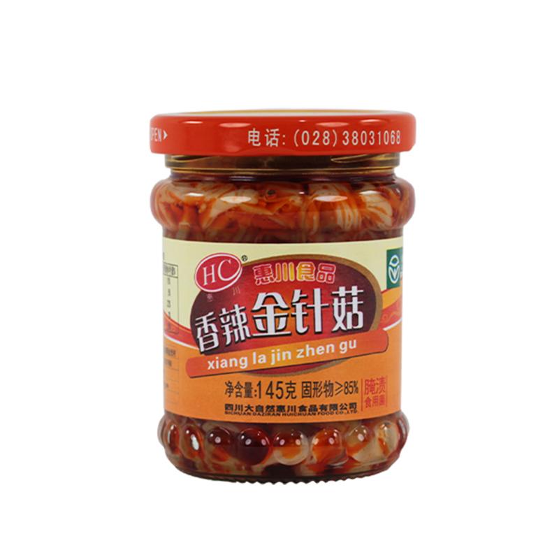 惠川 香辣金针菇145g/Würziger Enoki-Pilz 145g