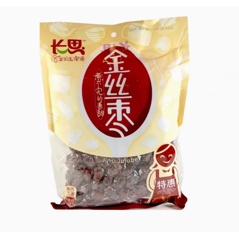 长思 金丝枣  有核 500g/Jinsi Jujube with Seeds 500g