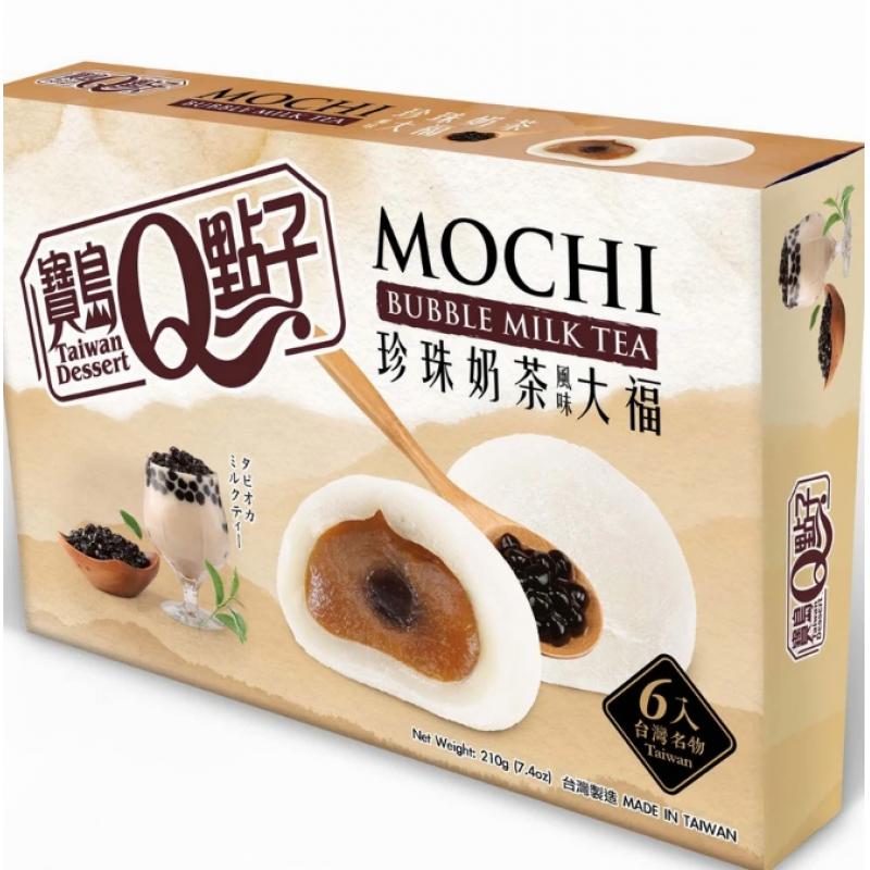 宝岛Q点子 大福 珍珠奶茶大福 210g/Bubble Milk Tea Mochi 210g