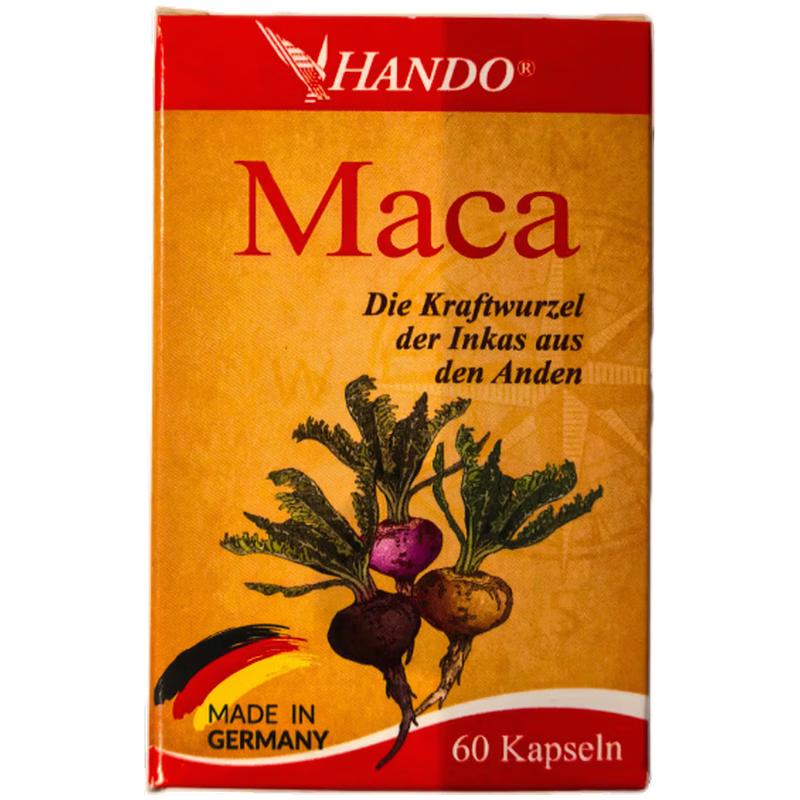 德国 HANDO Maca 印加萝卜 60粒-性功能-体能-精力-运动耐力-自然调节荷尔蒙