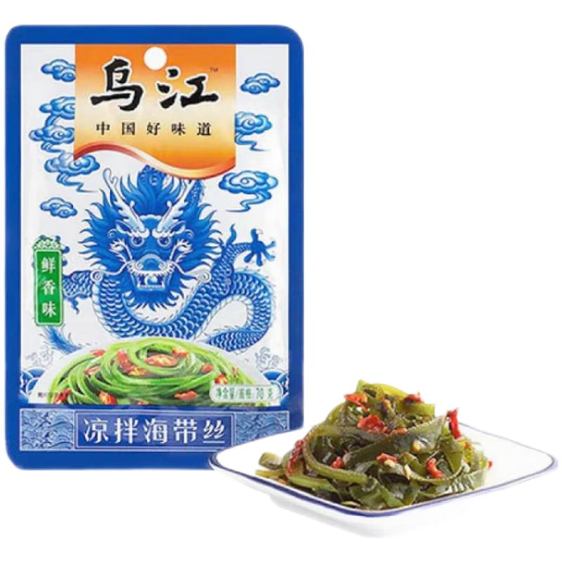 乌江 凉拌海带丝 鲜香 70G/Cold Rühr Seaweed Shredded Frische Duft 70G