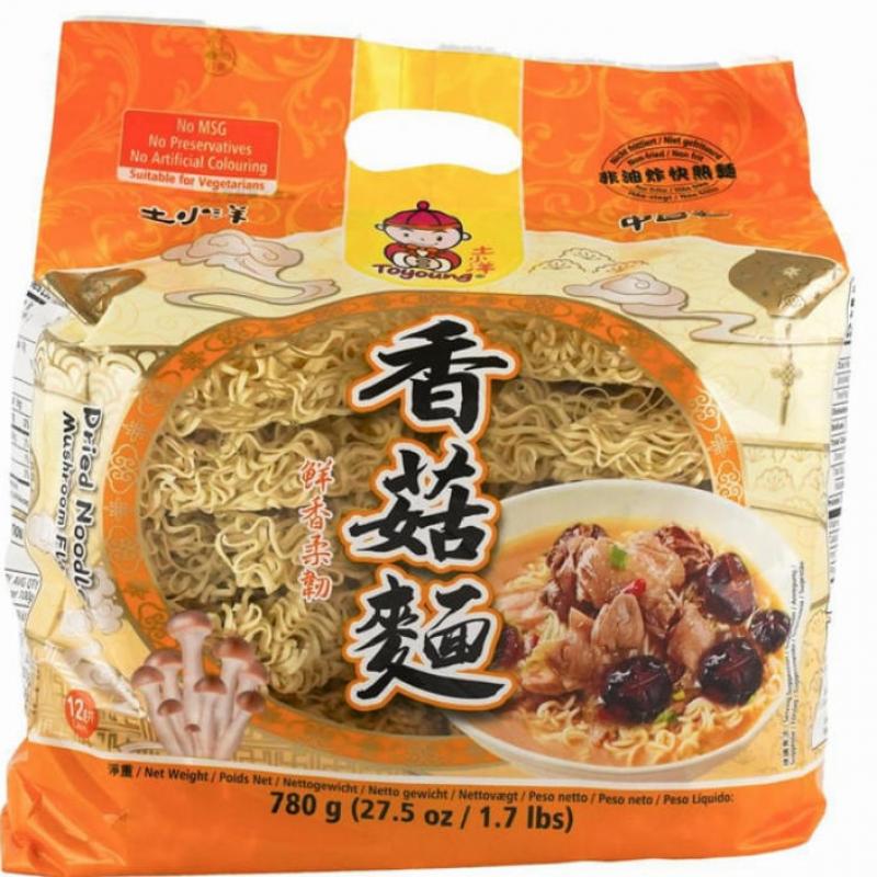 土小洋 香菇面780g/Shiitake Nudeln TOYOUNG