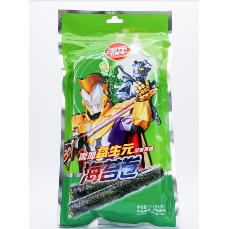 添乐 奥特曼 海苔卷 原味13.8g/Meeresmüsse (Original)