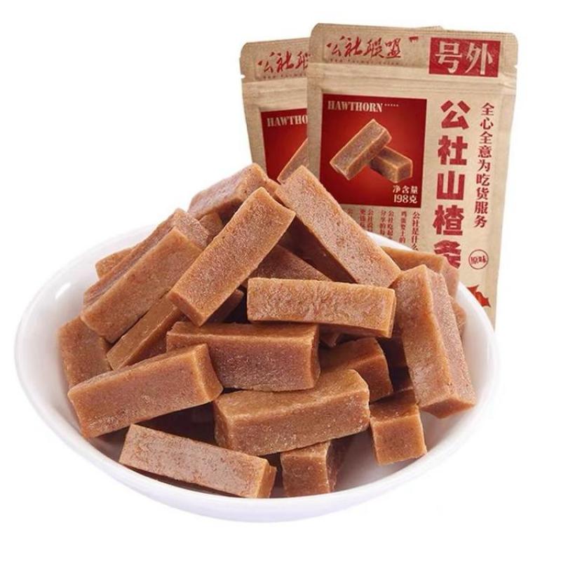 公社联盟 山楂条（0添加）198G/Commune Alliance Hawthorn Strips (0 added) 198G