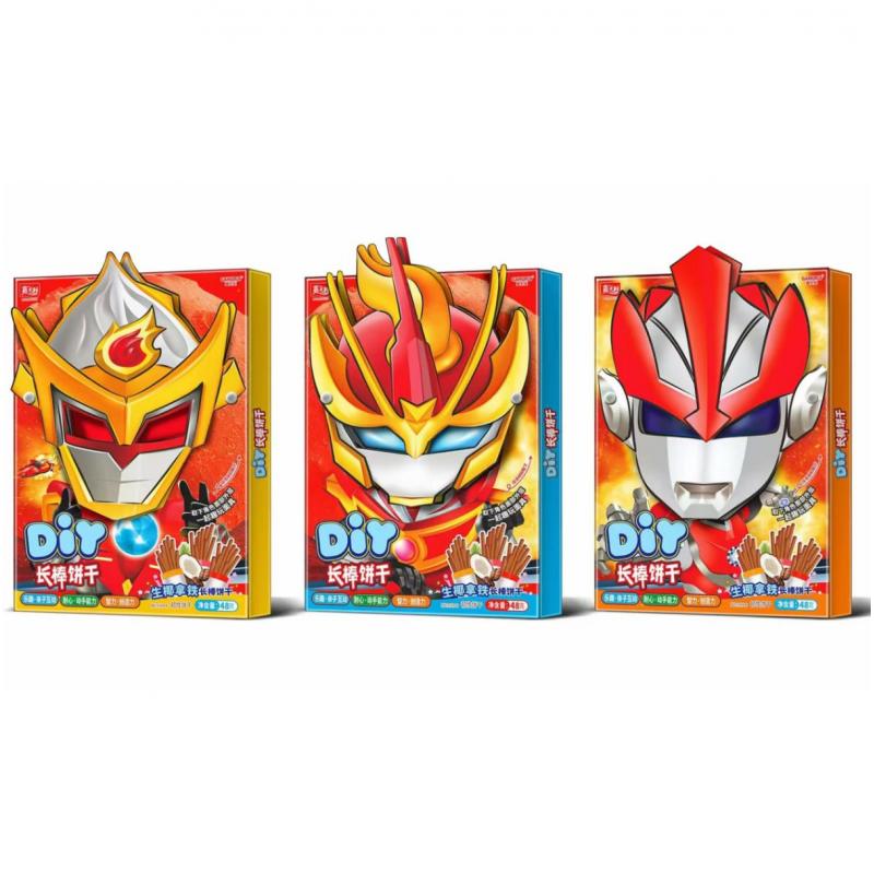 嘉士利 DIY生椰拿铁长棒饼干（奥特曼）44G/Kekse (Altmann) 44G