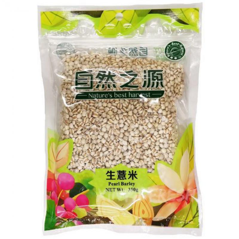 自然之源 生薏米350g/Quelle des naturbelassenen Coix-Saatguts 350g