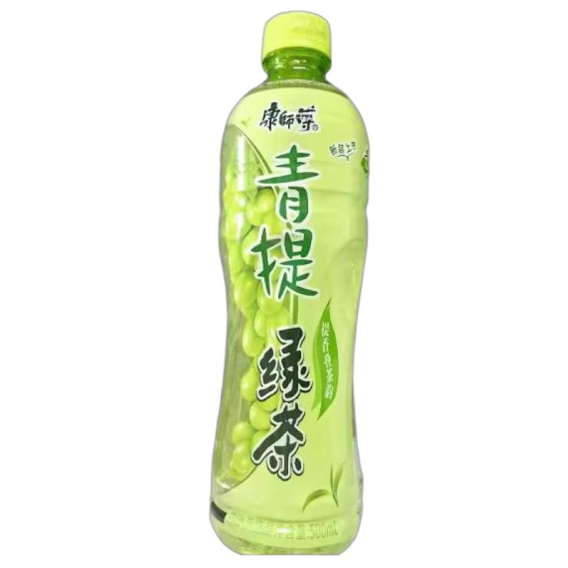 康师傅饮料 青提绿茶500ml/Teegetränk aus Grüntee m. Grüntraubengeschmack