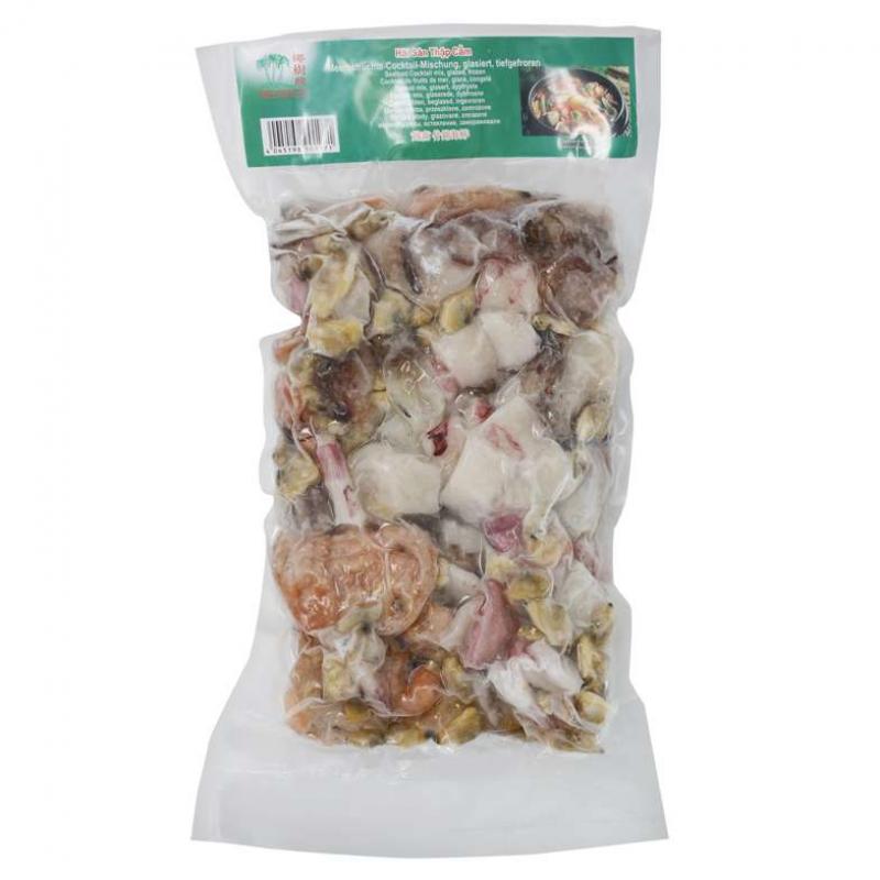 生鲜 海鲜 什锦海鲜 速冻混合海鲜1KG/Schnell gefrorene gemischte Meeresfrüchte 1KG