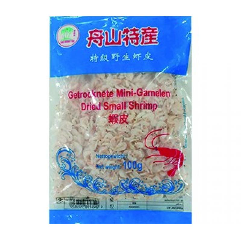 生鲜 冷冻 椰树牌 野生虾皮 熟虾皮100g/Mini Garnelen, getrocknet