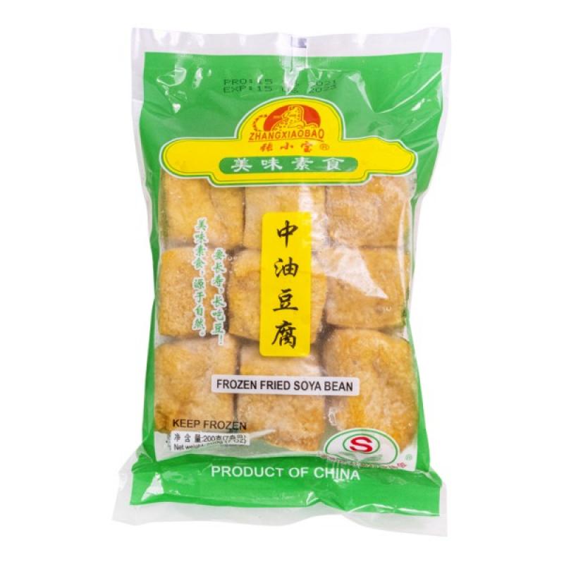生鲜 冷冻 张小宝 火锅 火锅豆泡 冻油豆腐200g/Z.X.Bao Frittierte Tofu/Beancurd