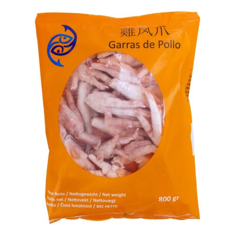 生鲜 冷冻 鸡爪 鸡凤爪 800g/TCT Hühnerkrallen Jumbo 