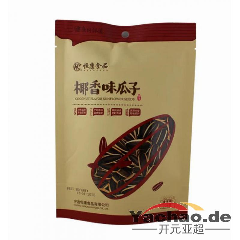 恒康 椰香味瓜子 128g/Sonnenblumenkern Cocosnuß HENGKANG 128g