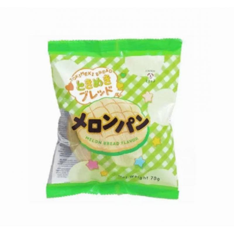 TOKIMEKI 日本面包 哈密瓜味70g/TOKIMEKI Melon Bread Plain 70g