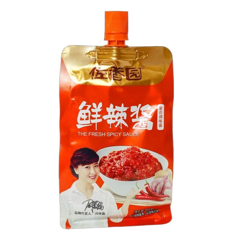 佐香园 鲜辣酱（拧盖袋装）450g/Chilipaste