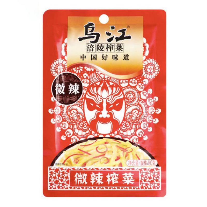 【München】乌江鲜榨菜片微辣  Senfwurzel eingelegt licht scharf 80g