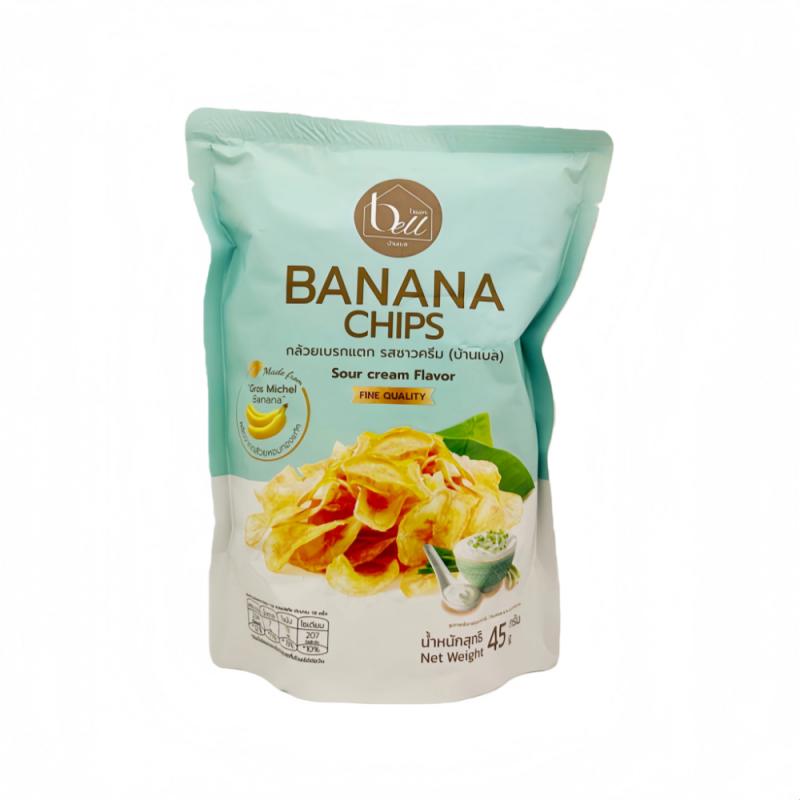 【München】Bell 香蕉脆片 酸奶 Bell Bananenchips Jougut 45g