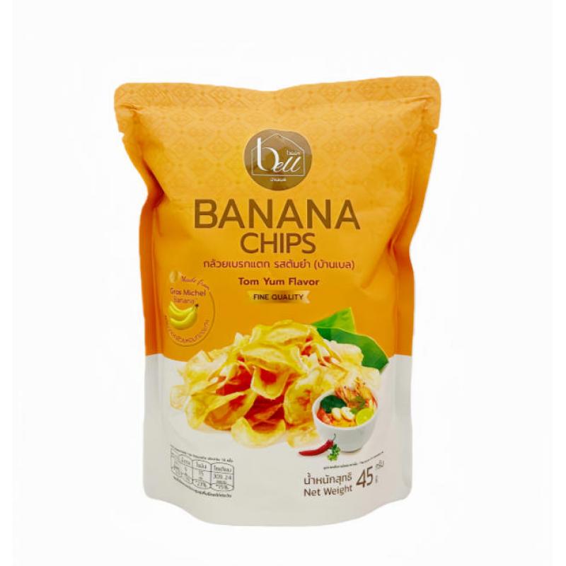 【München】Bell 香蕉脆片 冬阴功味 Bell Bananenchips Tom Yum 45g