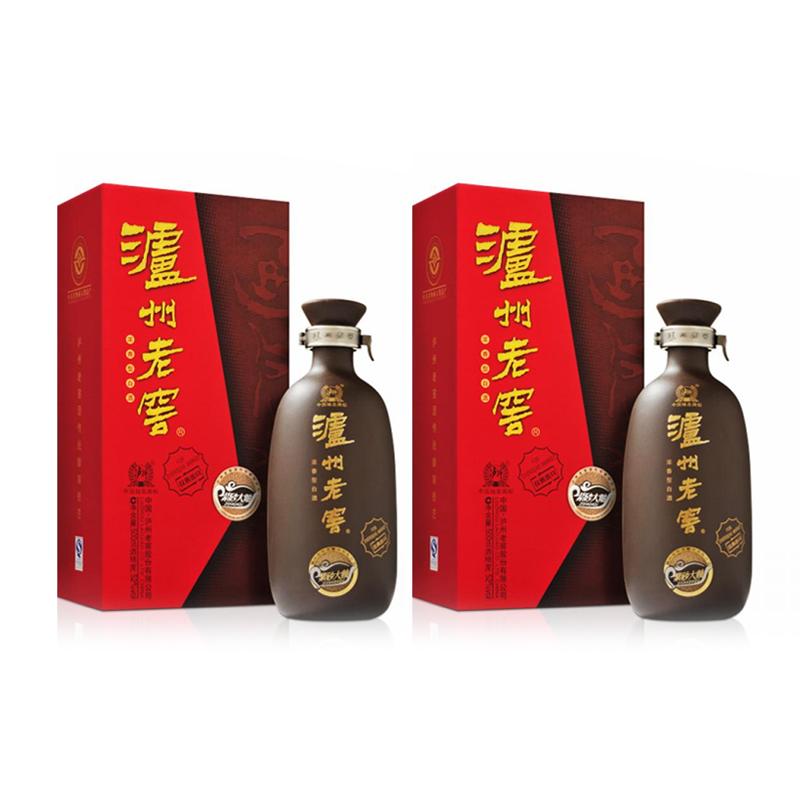 【优惠组合装】 泸州老窖 紫砂大曲500ml+紫砂大曲500ml 优惠组合装白酒