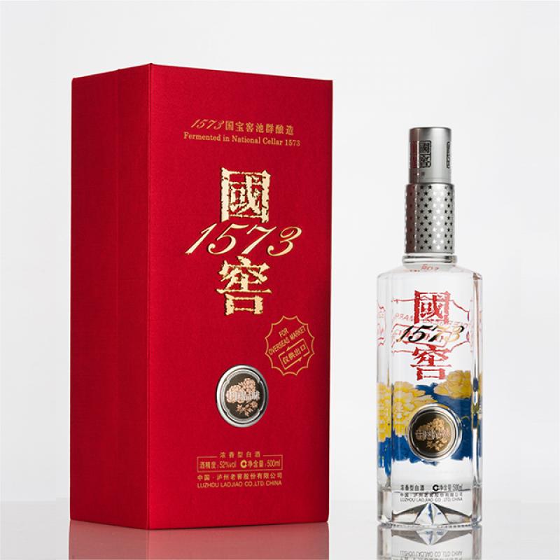 泸州老窖 国窖1573 白酒 中国品味系列52° 500ml/Guojiao 1573 chinesischer Geschmack