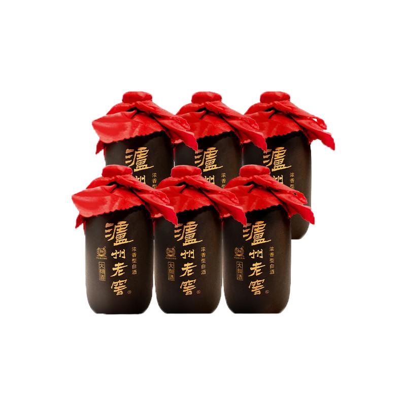 【6瓶优惠组合装】白酒 泸州老窖 紫砂大曲 6瓶组合装 迷你酒 52度 6*100ml/LUZHOU LAOJIAO ZISHA DAQU（Mini）6*100ml