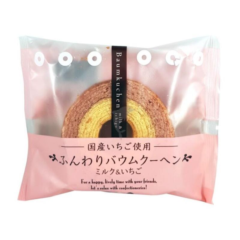 【München】年轮蛋糕 草莓味 Atom Baumkuchen Erdbeergeschmack 80g