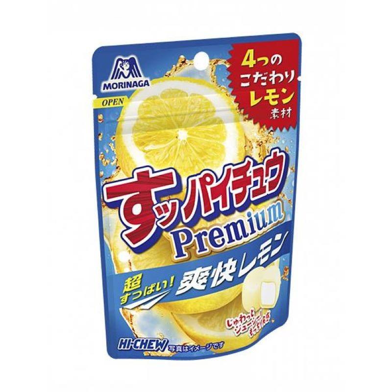 【München】森永 超酸软糖 柠檬味 Morinaga Extra saure Kaubonbons Zitronengeschmack 55,2g