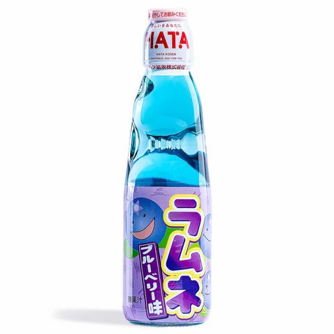 【München】弹珠汽水蓝莓  HATA getränke Ramune Heidelbeeren 200ml