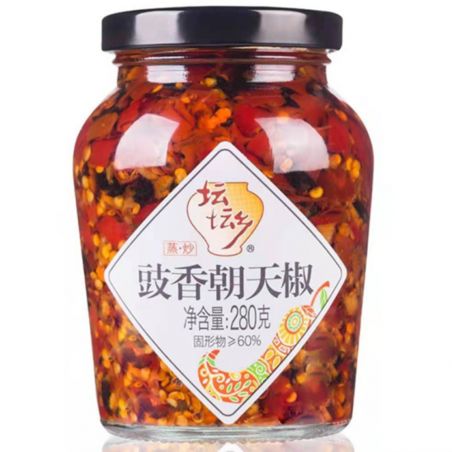 【München】坛坛乡豉香朝天椒  gehackte Chilis mit schwarzen Bohnen 280g