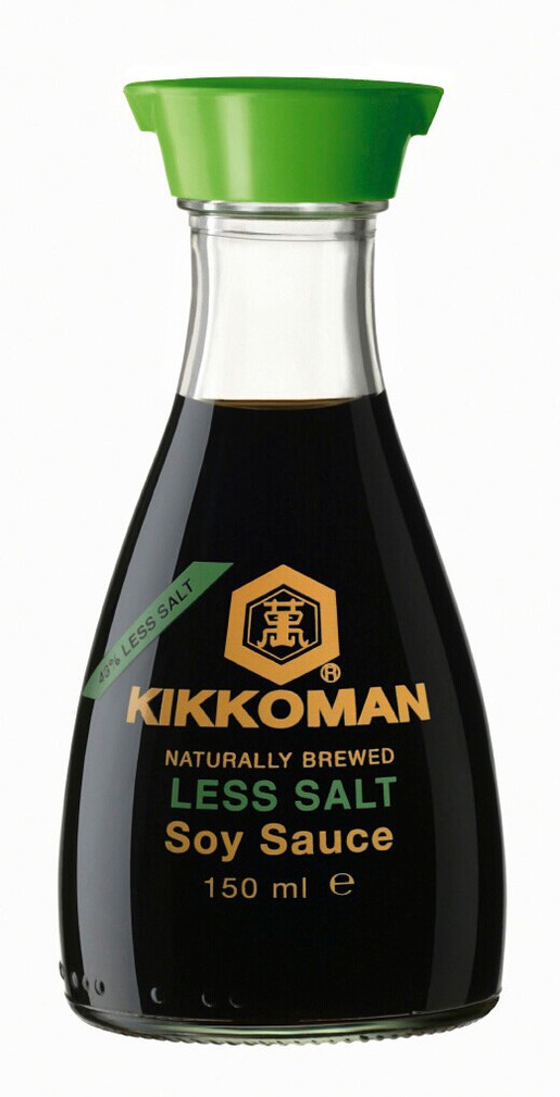 【München】 Kikkoman Soja Sauce Tischspender Salzreduziert 150ml