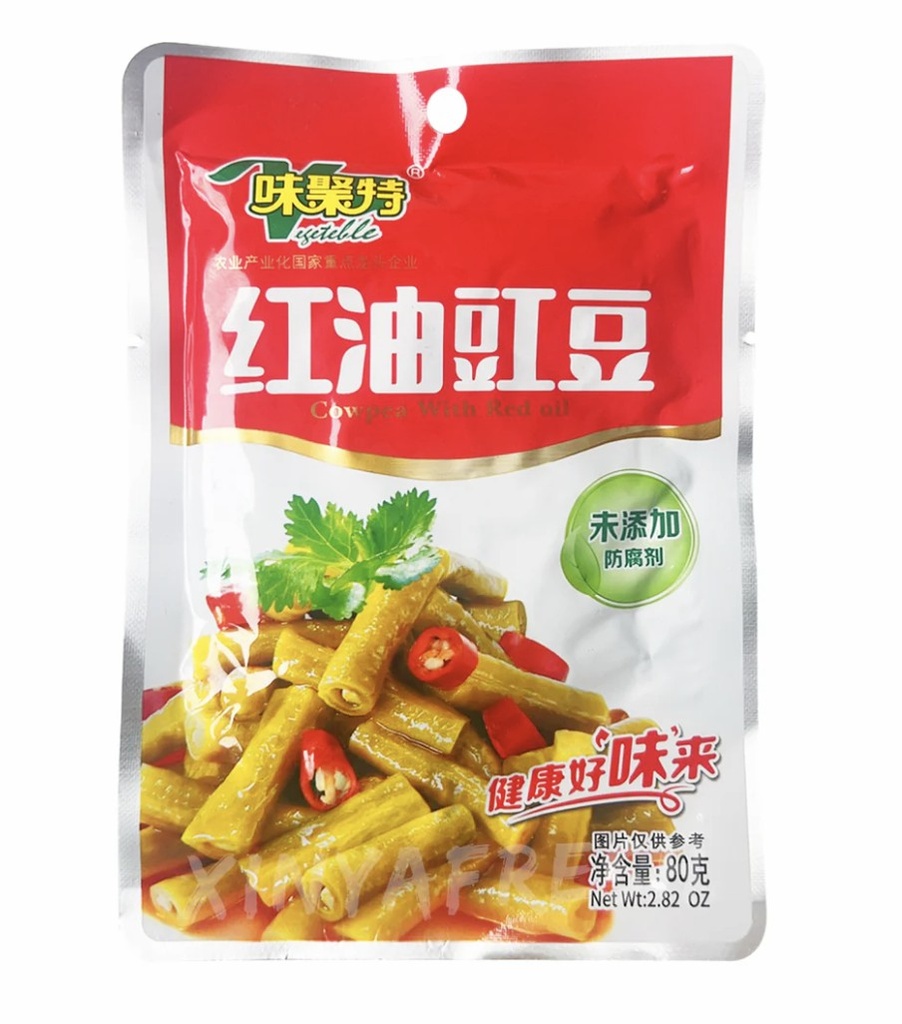 【München】味聚特红油缸豆  Schlangenbohnen eingelegt in Chiliöl 80g