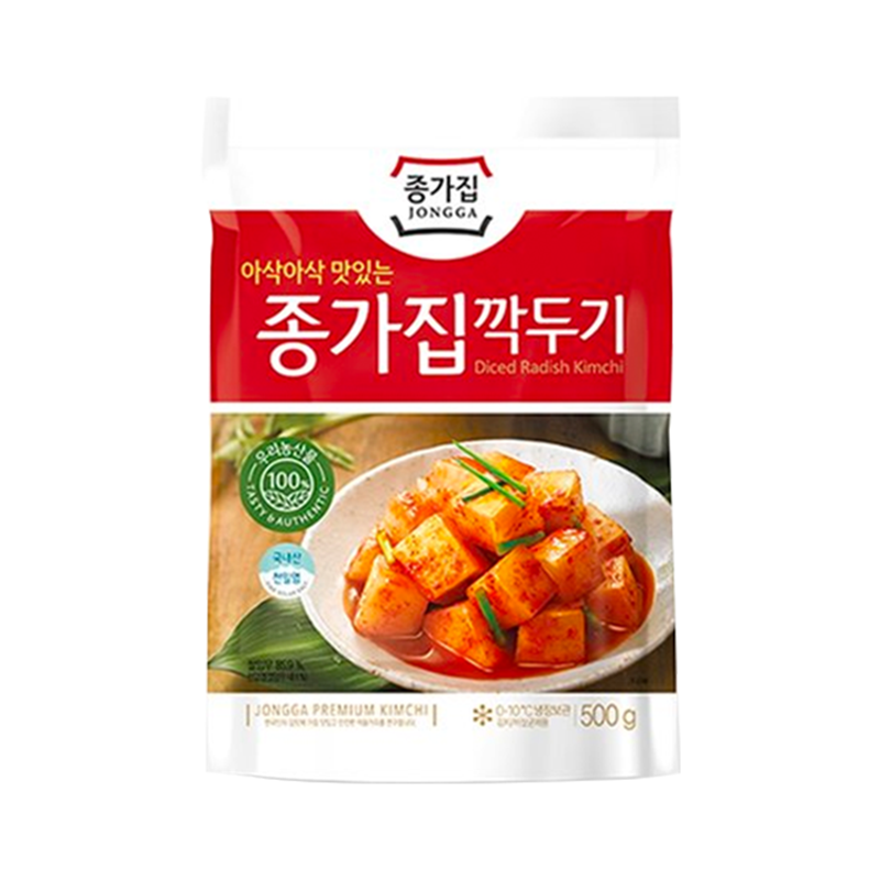 【München】泡萝卜块 JONGGA Kimchi Kkakdugi Rettichwürfel  500g