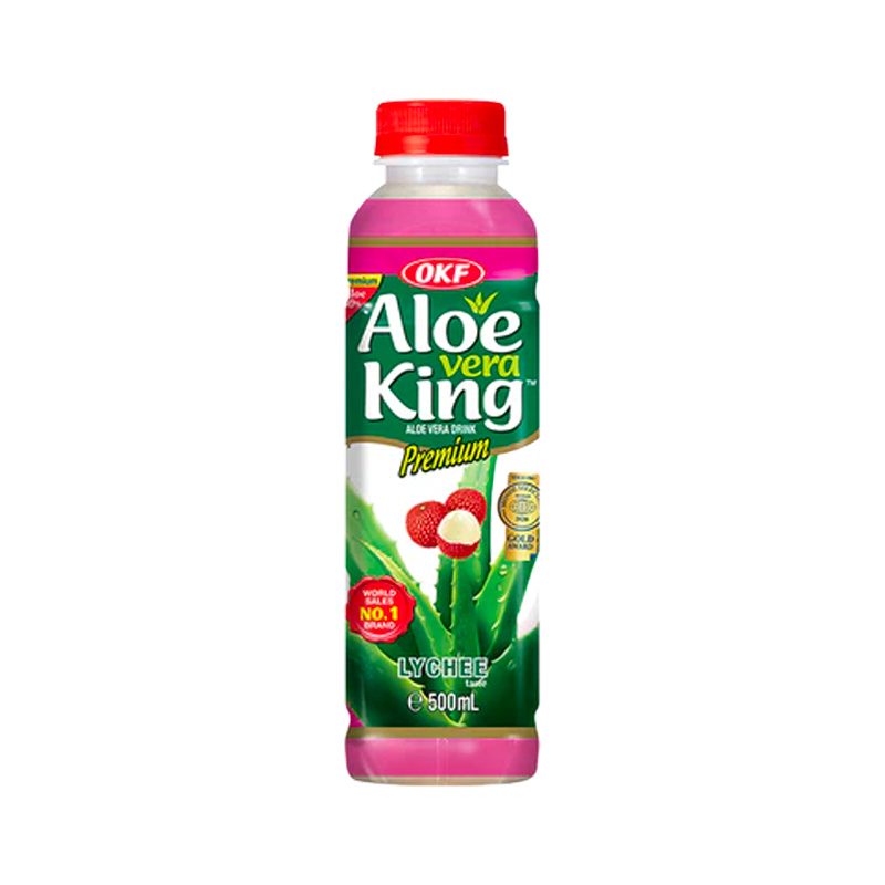 【München】OKF 芦荟饮料荔枝味饮料 Aloe Vera King Getränk Litschi 500ml