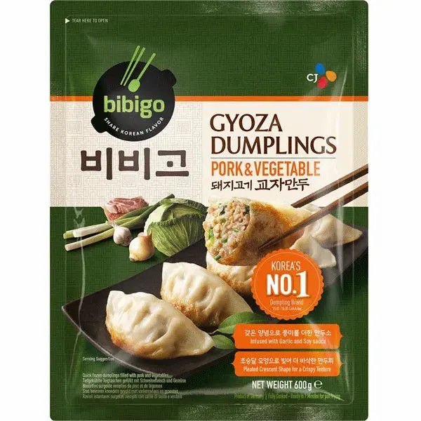 【München】韩国蒸饺猪肉蔬菜大 Bibigo gyoza Schweinefleish & gemüse 600g