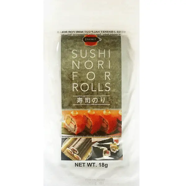 【München】J-Basket 海苔寿司 (半张） Halbgeschnittenes Sushi Nori 18g