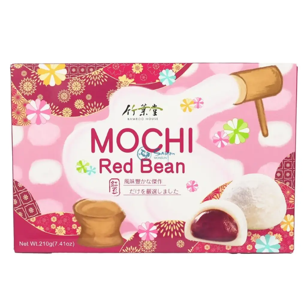 【München】竹叶堂 麻薯 红豆味 Mochi roter Bohnen 210g
