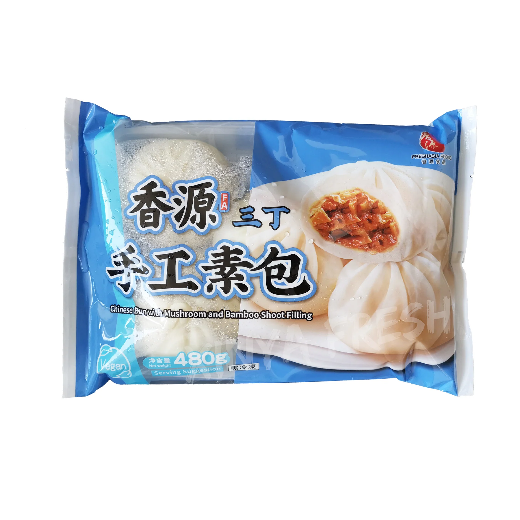 【München】香源三丁包  Bao mit Pilz- & Bambussprossenfüllung 480g