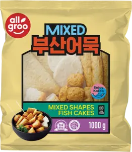 【München】Allgroo 韩式混合鱼糕 Allgroo Koreanische Fischfrikadellen 1Kg