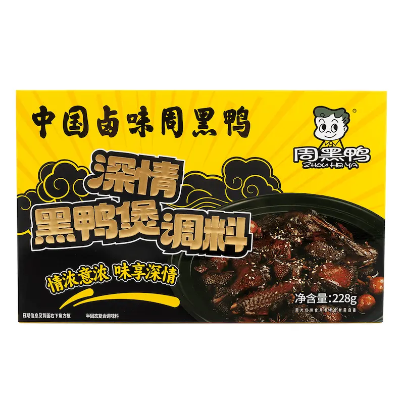 【München】周黑鸭 深情黑鸭煲调料 Gewürz für Black-Duck-Eintopf 228g