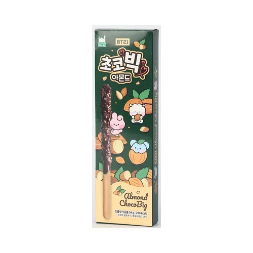 【München】BT21联名款杏仁巧克力棒 BT21 Mandel-Schokoladenriegel 54g