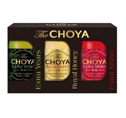 【München】 Choya Pflaumenwein 17% vol. 3x50ml