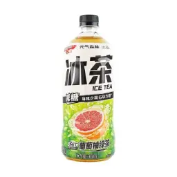 【München】元气森林葡萄柚冰绿茶减糖 Grüner Tee Trauben & Yuzu Weniger Zucker 900ml