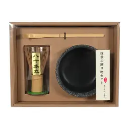 【München】抹茶刷套装 JADE TEMPL Matcha Tee Set Porzellanschale, Bambusbesen und Bambuslöffel