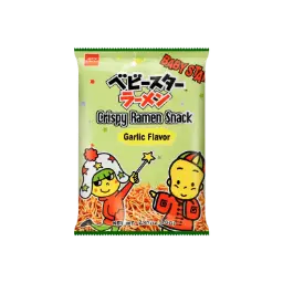 【München】 日本干脆面 蒜香 Crispy Ramen Snack Knoblauc Geschmack 70g