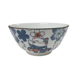 【München】招财猫印花瓷碗 Japanische Keramikslöffel 14,5cm