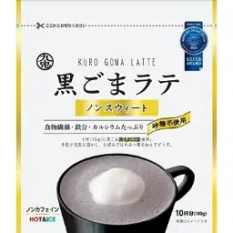 【München】九鬼 黑芝麻拿铁 无糖 Kuki Schwarzer Sesam Latte, ungesüßt 100g
