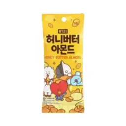 【München】BT21联名款杏仁 蜂蜜黄油味 BT21 Mandel-Schokoladenriegel Honig-Butter-Geschmack 30g
